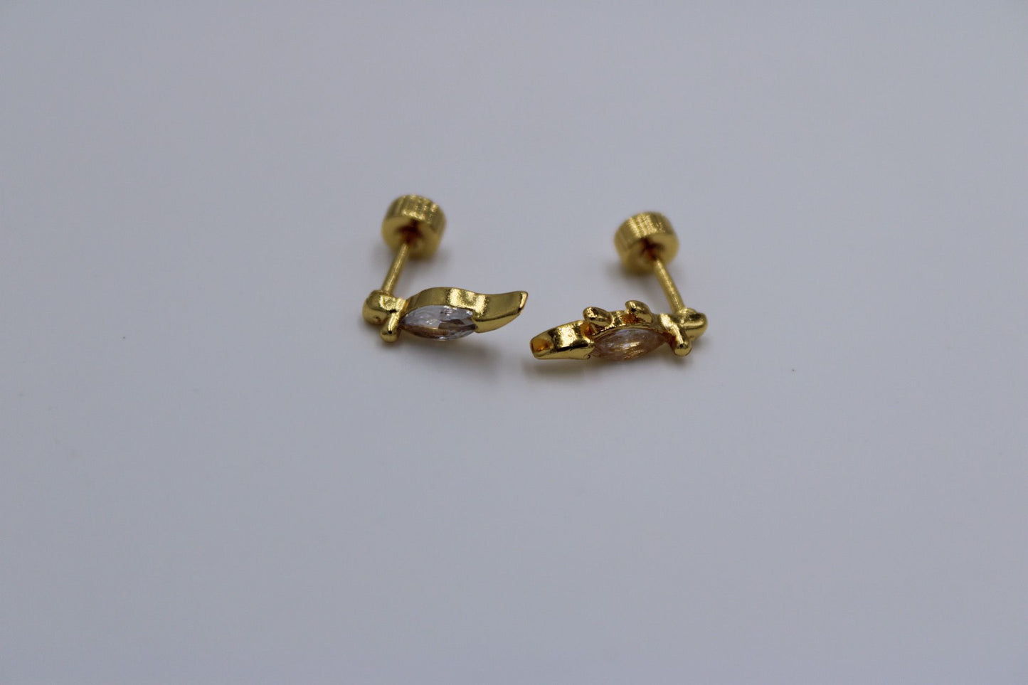 Pendientes Par Rosca Acero Inoxidable "Dino"