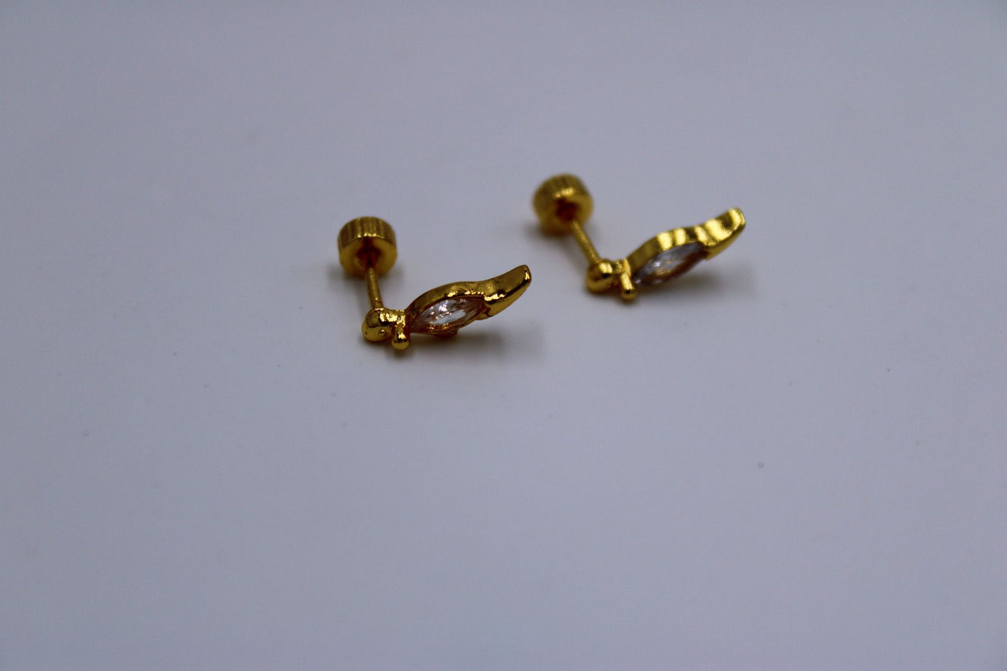 Pendientes Par Rosca Acero Inoxidable "Dino"
