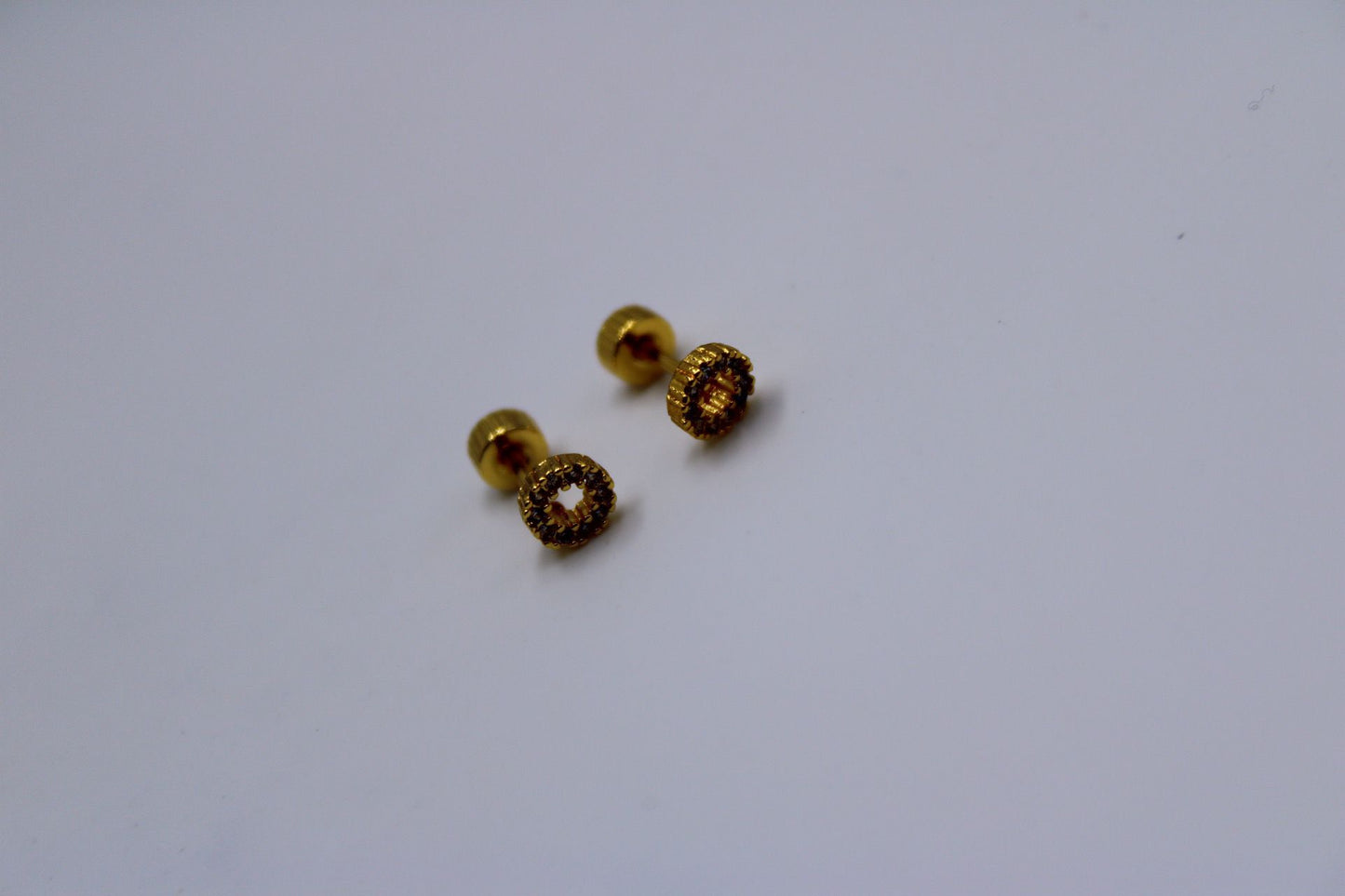 Par Pendientes Rosca Acero Inoxidable "Rosquillas"