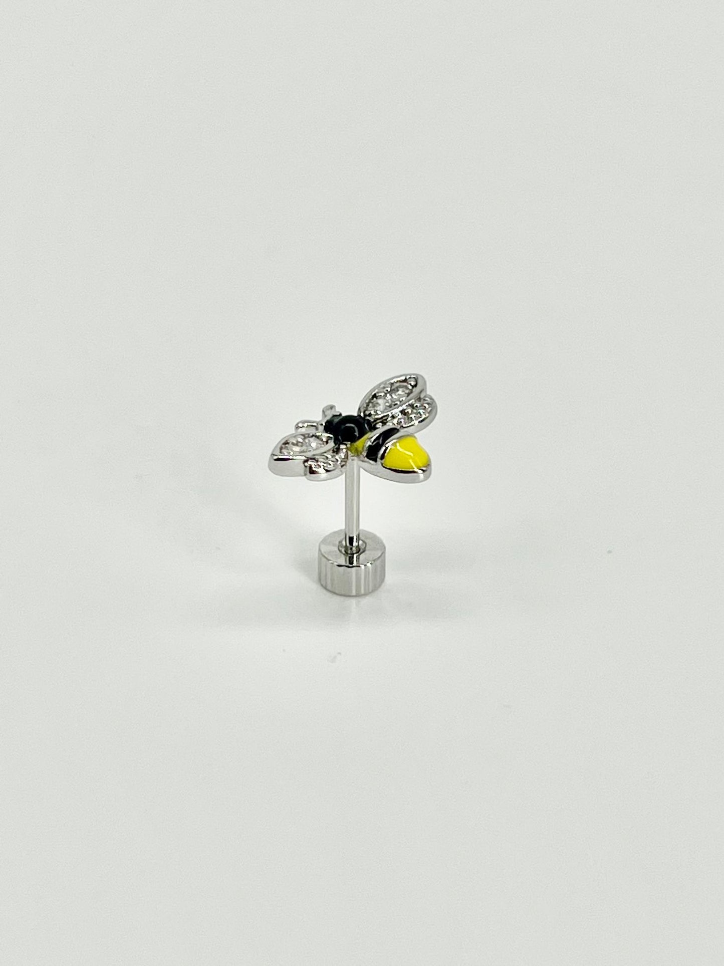 Pendientes Rosca Trasera "Abejas de la Suerte"