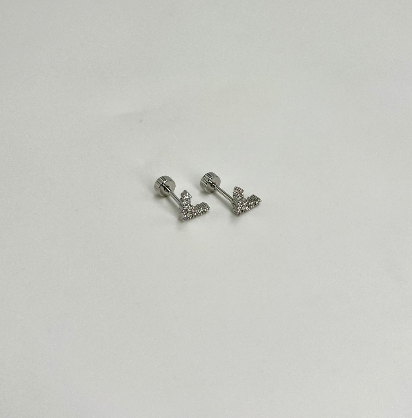 Pendientes Rosca Trasera "V"
