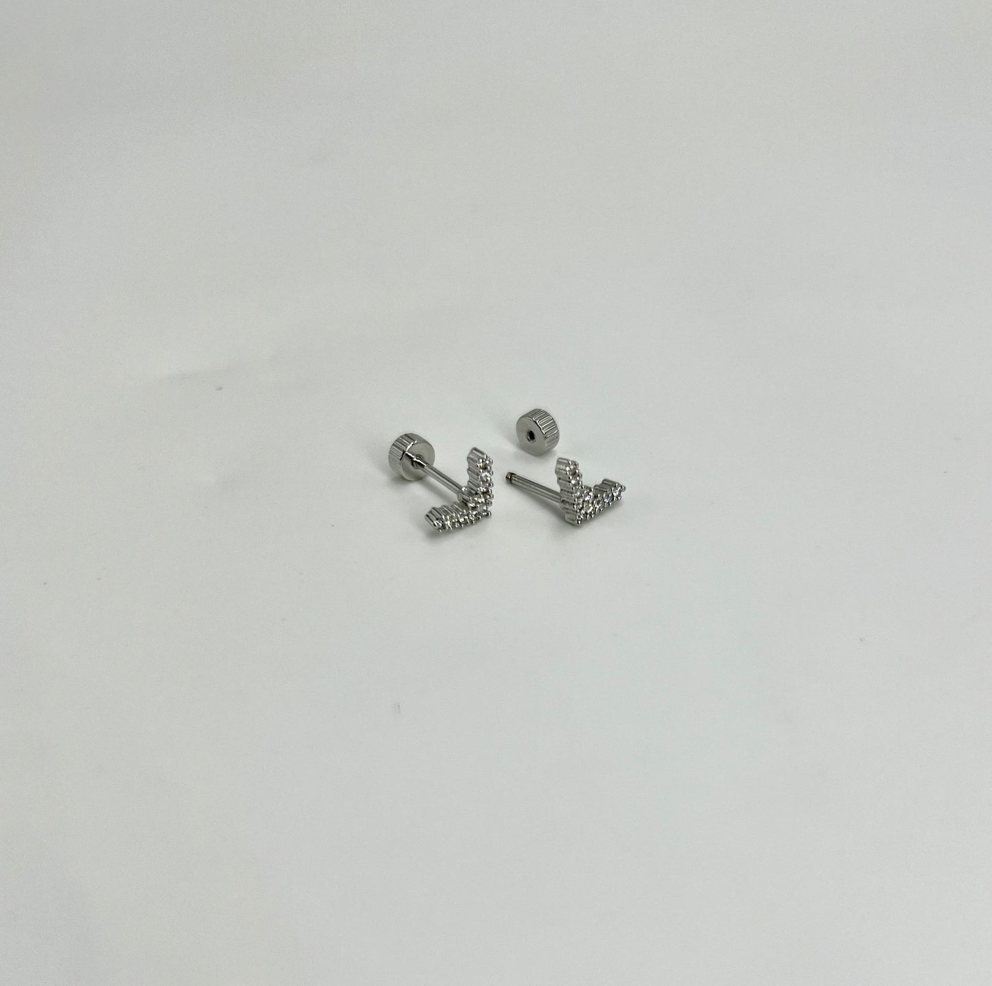 Pendientes Rosca Trasera "V"