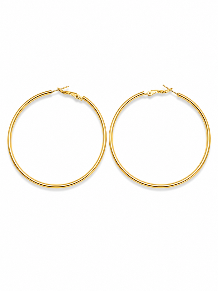 Par Aros de Acero Inoxidable ,bisagra con resorte fácil de poner.