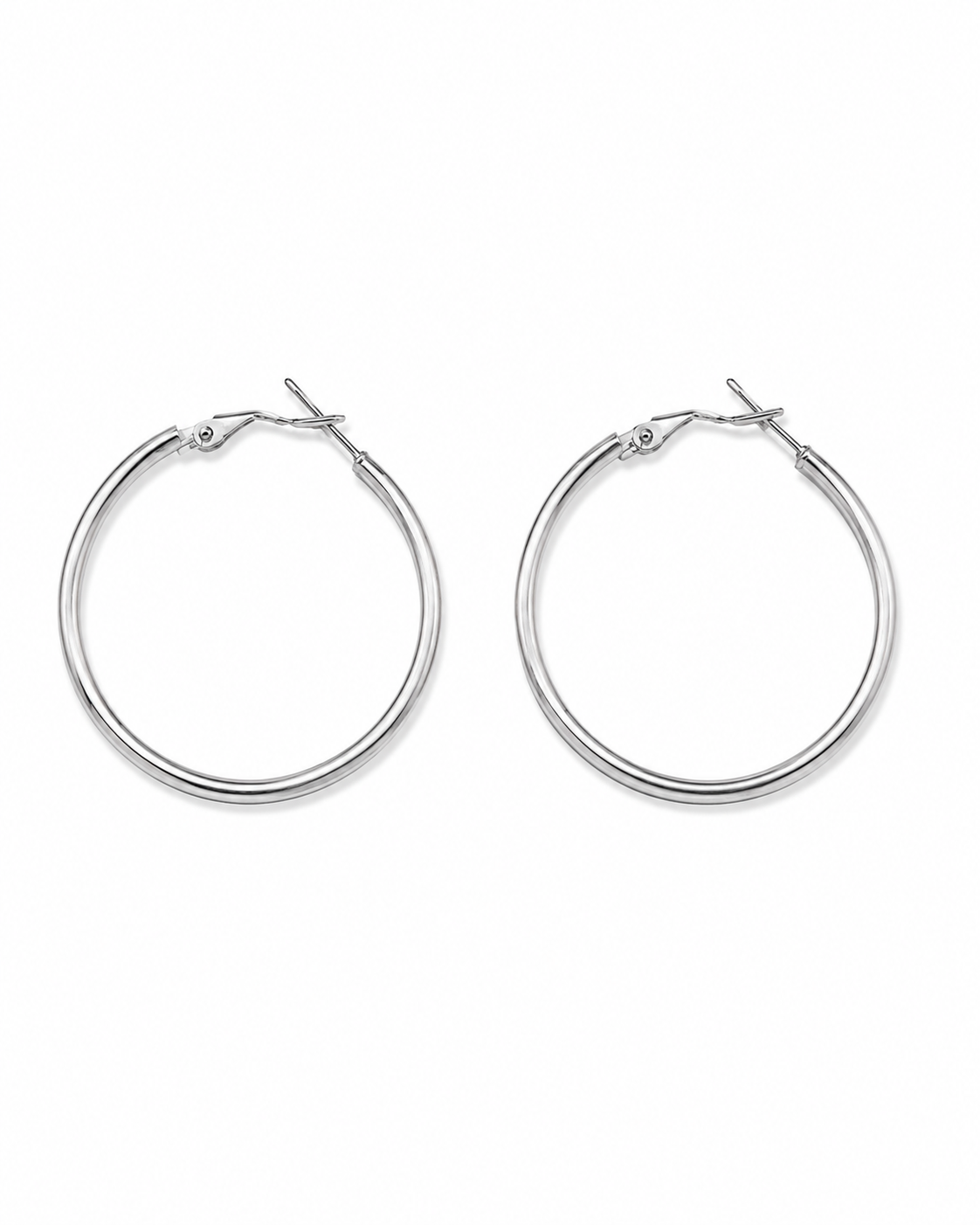Par Aros de Acero Inoxidable ,bisagra con resorte fácil de poner.