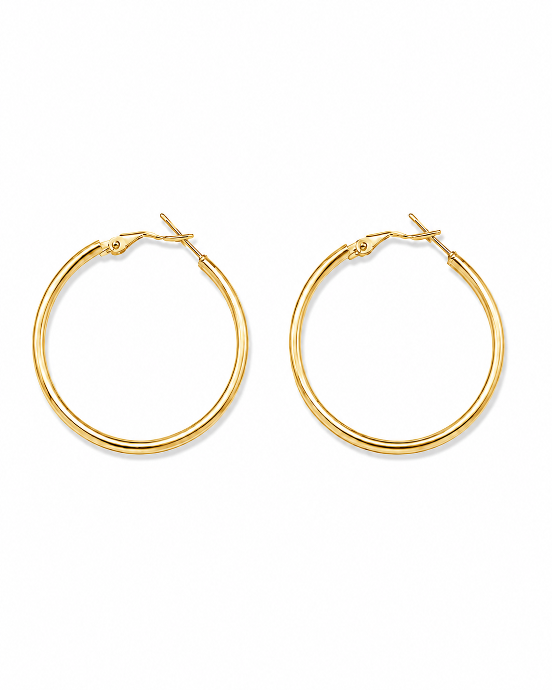 Par Aros de Acero Inoxidable ,bisagra con resorte fácil de poner.