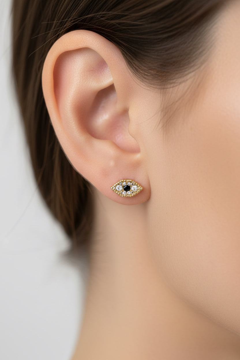 Pendientes Rosca Trasera "Ojo de Horus"