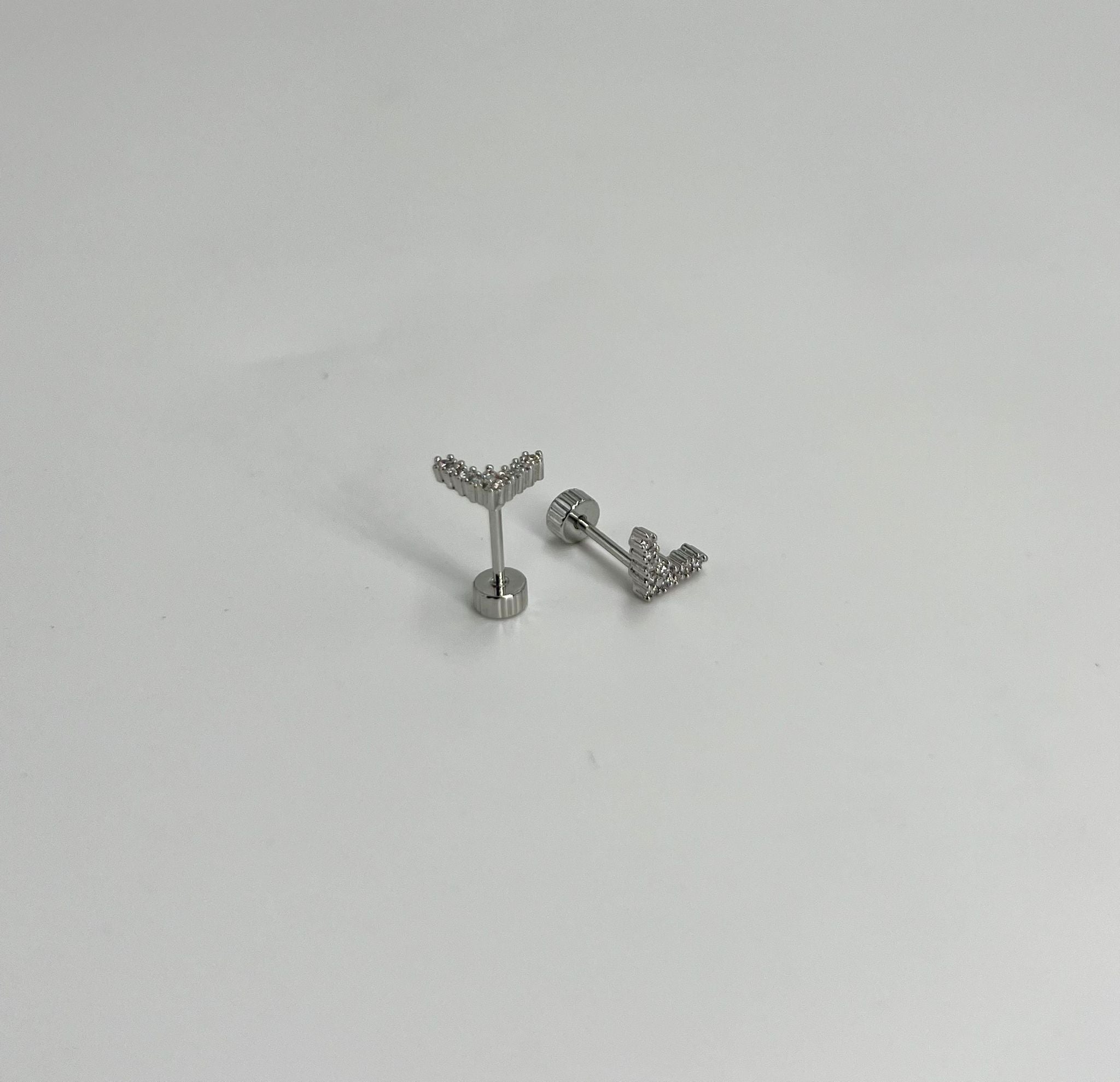 Pendientes Rosca Trasera "V"