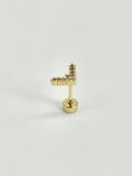 Pendientes Rosca Trasera "V"