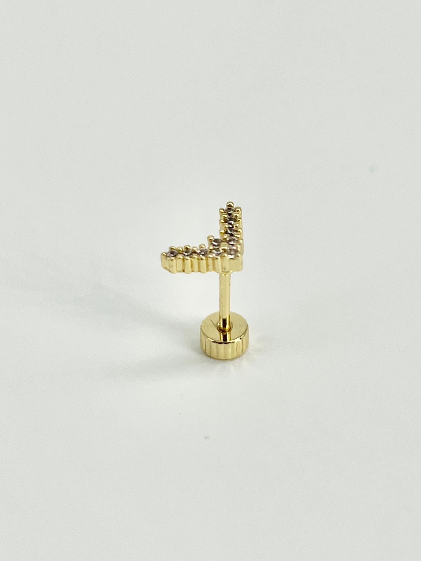 Pendientes Rosca Trasera "V"