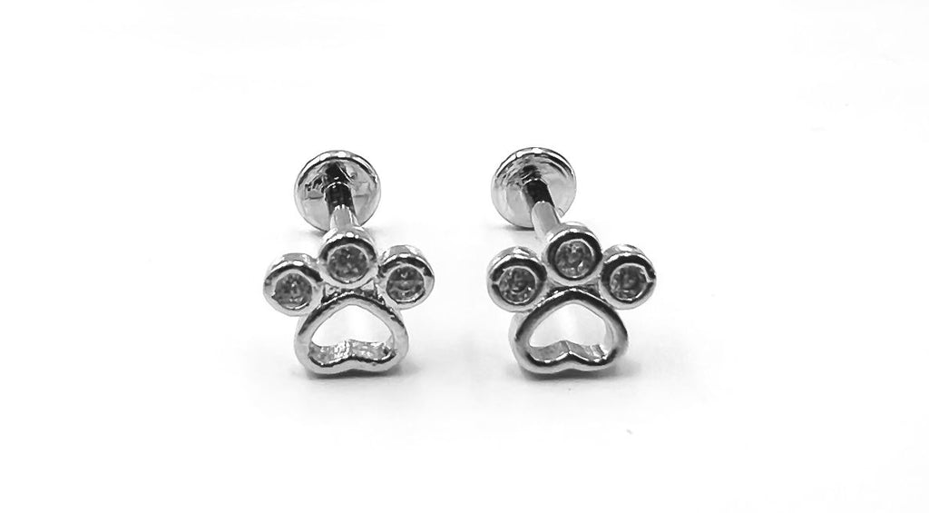 Pendientes Rosca Delantera "Huellas"