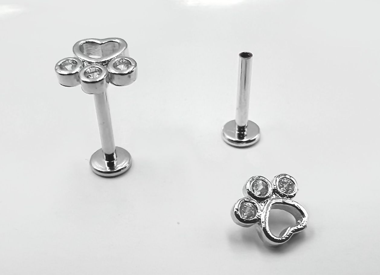 Pendientes Rosca Delantera "Huellas"