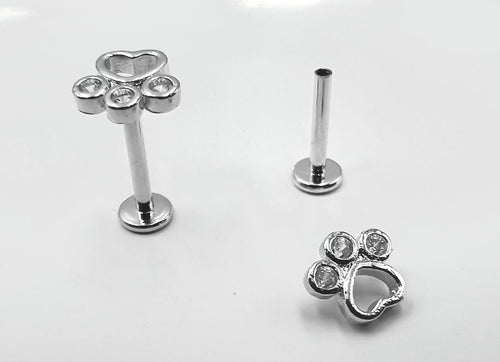 Pendientes Rosca Delantera "Huellas"