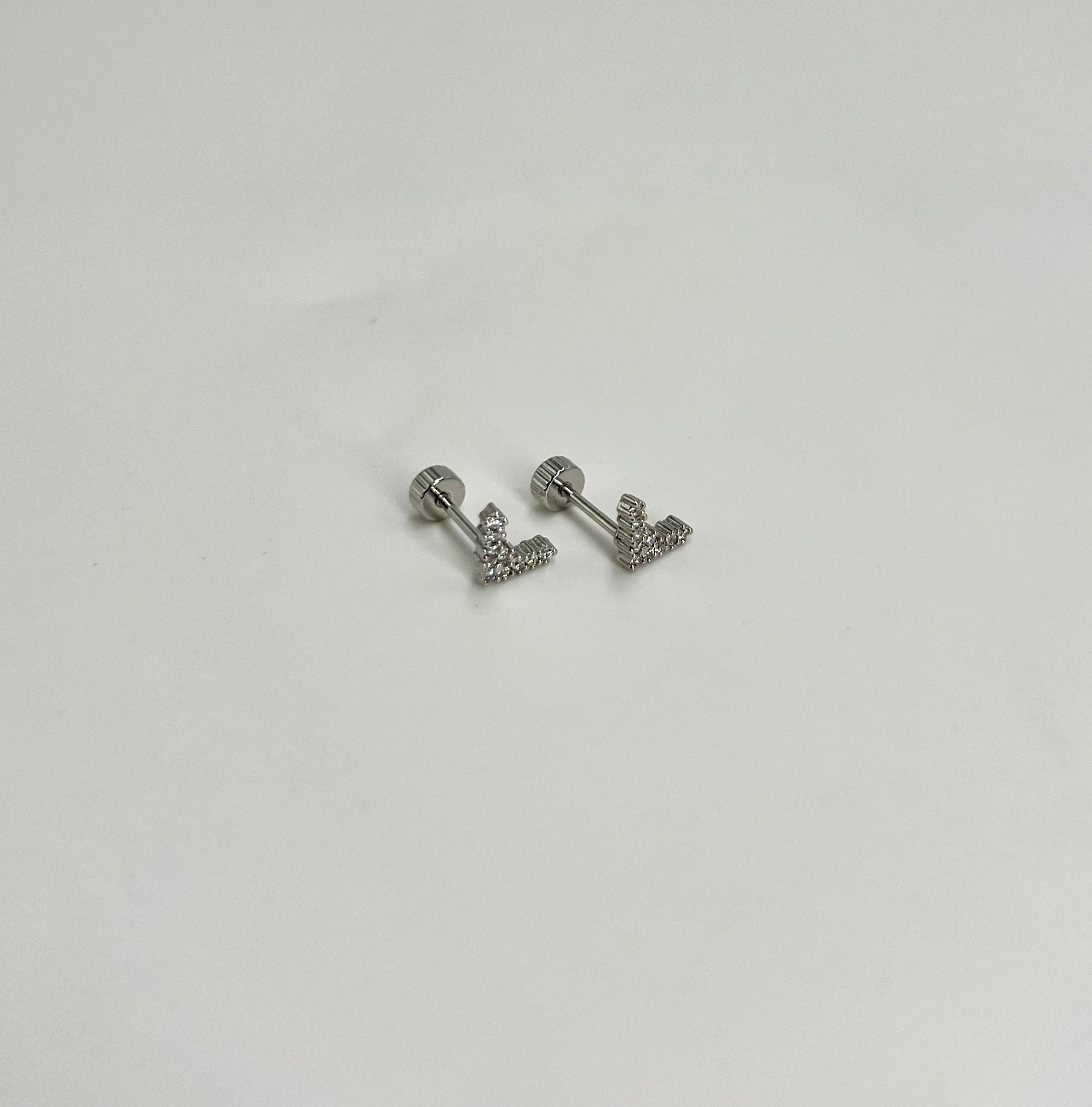 Pendientes Rosca Trasera "V"