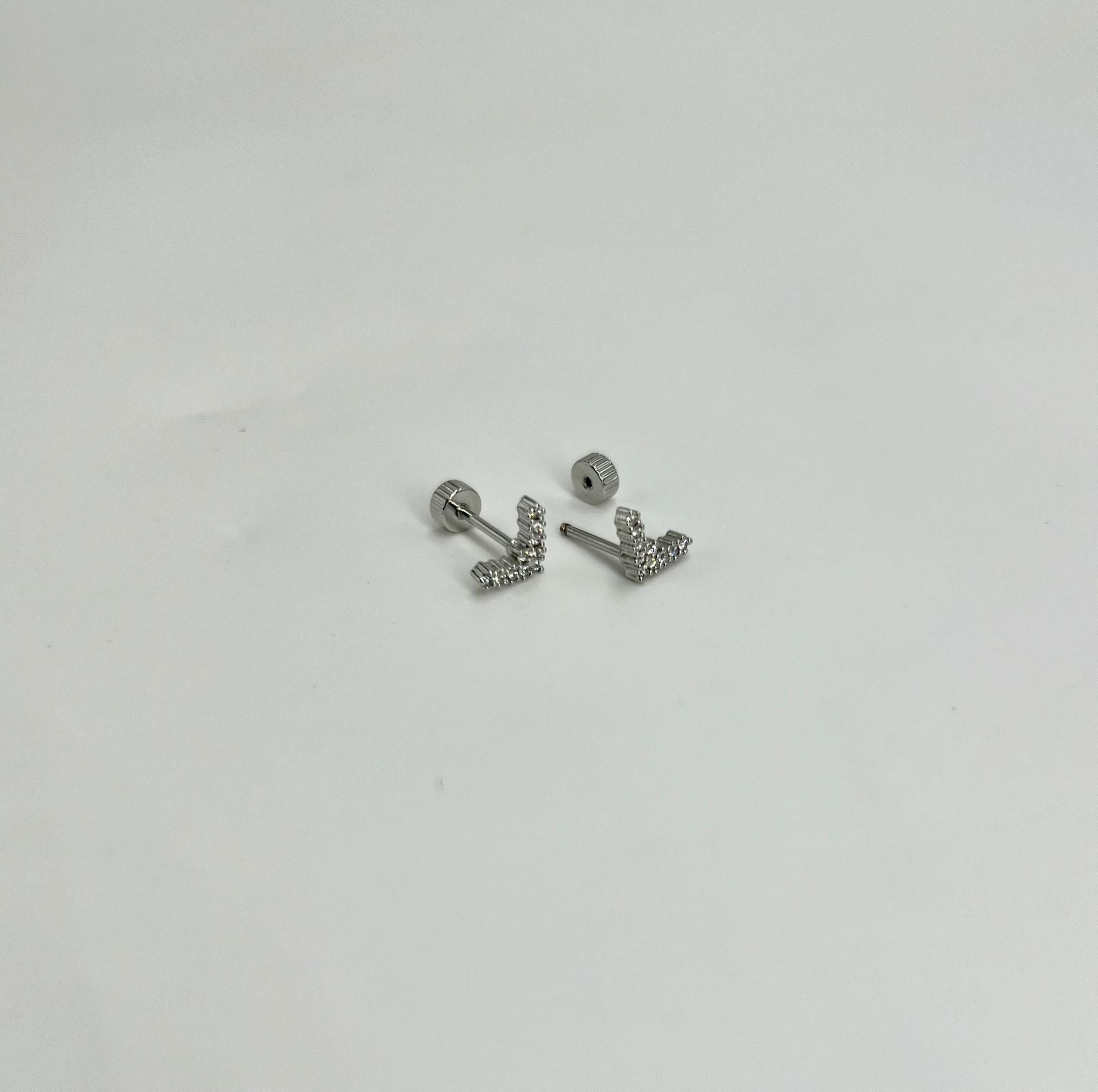 Pendientes Rosca Trasera "V"