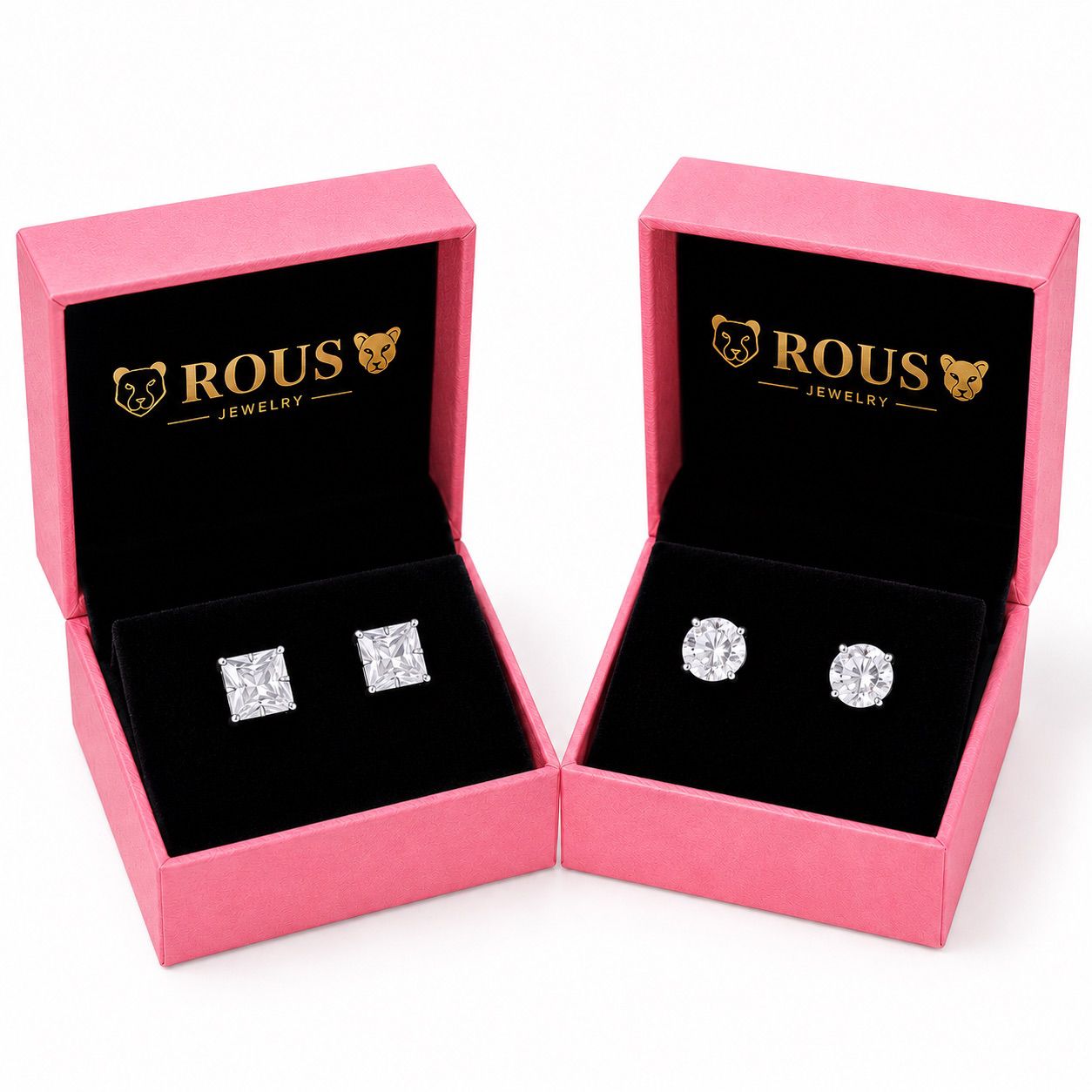 Par Pendientes de Plata 925 Zircon