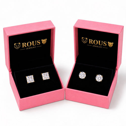 Par Pendientes de Plata 925 Zircon