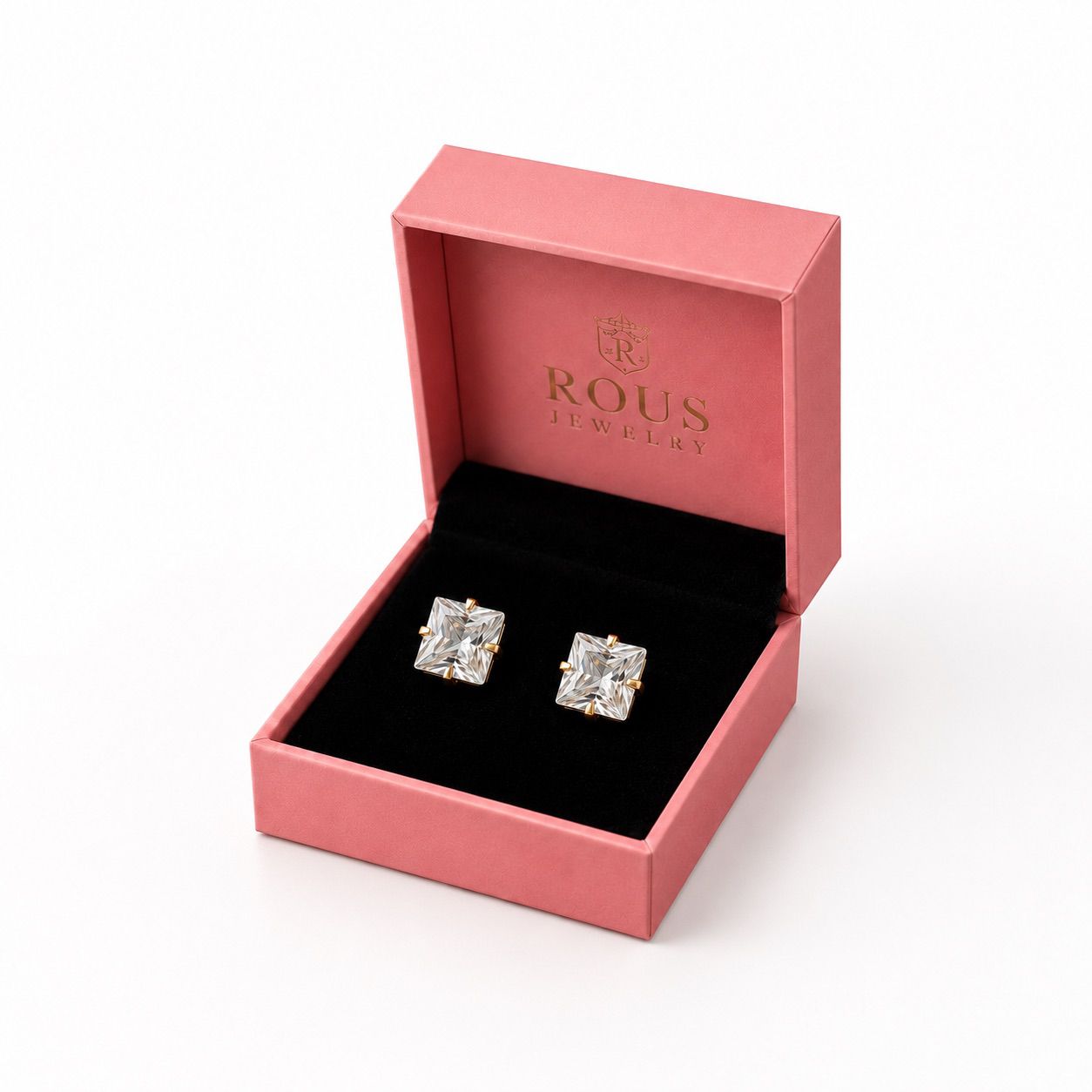 Par Pendientes de Plata 925 Zircon