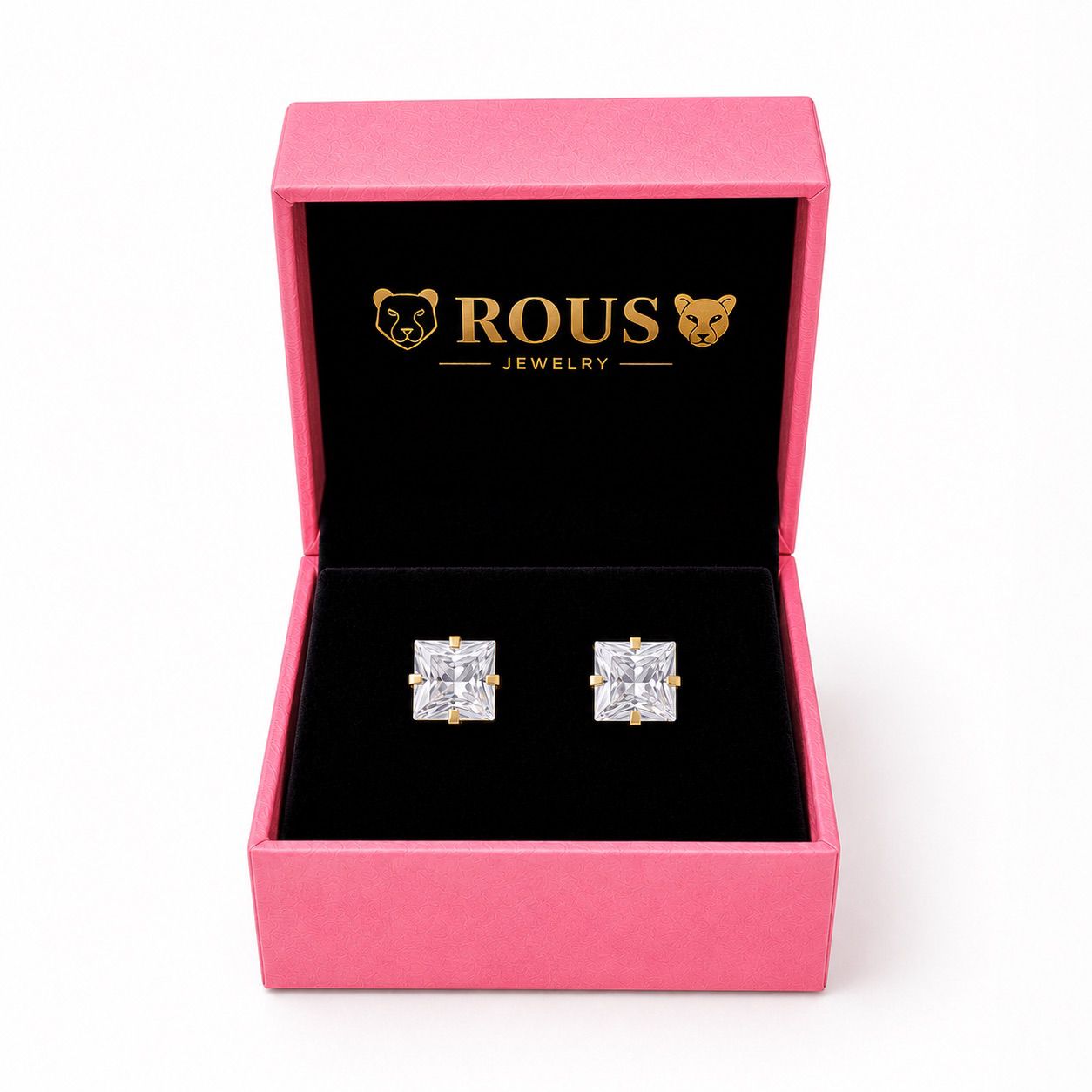 Par Pendientes de Plata 925 Zircon