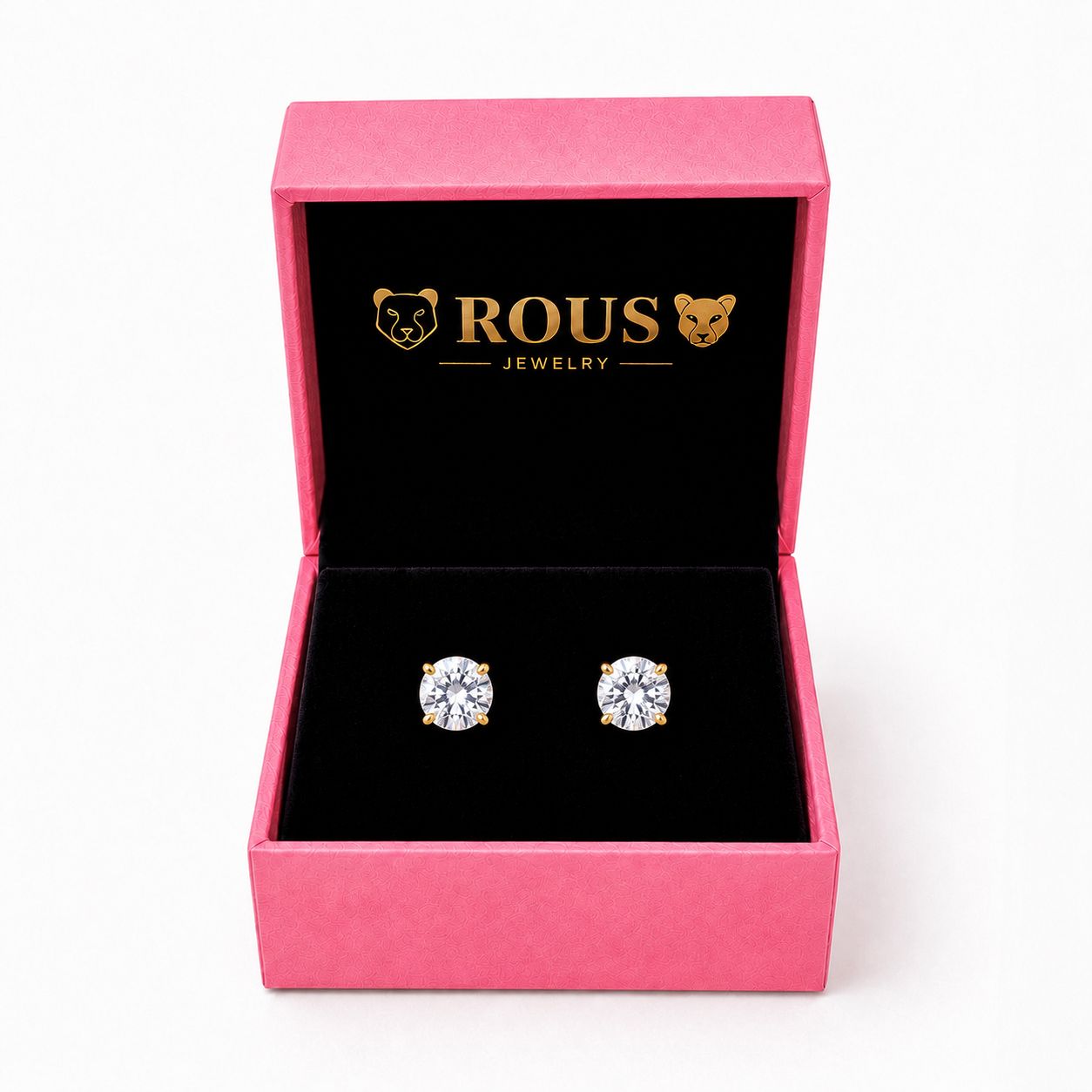 Par Pendientes de Plata 925 Zircon