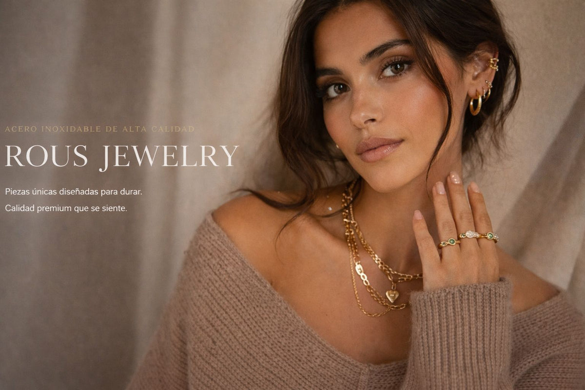 Rous Jewelry | Colgantes, Pendientes, Piercings de acero y baño de oro ...